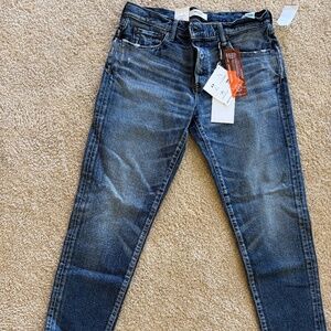 MOUSSY Vintage Alice Tapered Cropped Jeans